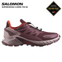 サロモン スニーカー トレイルランニングシューズ SALOMON SUPERCROSS 4 GORE-TEX レディース 女性 ピンク l47594500