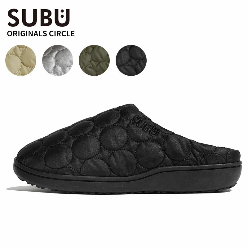 スブ メンズ 冬サンダル レディース SUBU ORIGINALS CIRCLE 2025年モデル スリッパ 外履き アウトドア キャンプ