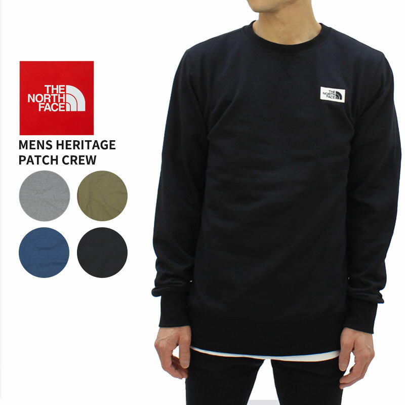 ザ・ノース・フェイス トレーナー メンズ 【ポイント5倍以上】ザ・ノース フェイス THE NORTH FACE Mens Heritage Patch Crew クルーネック スウェット トレーナー 男性 メンズ [AA]