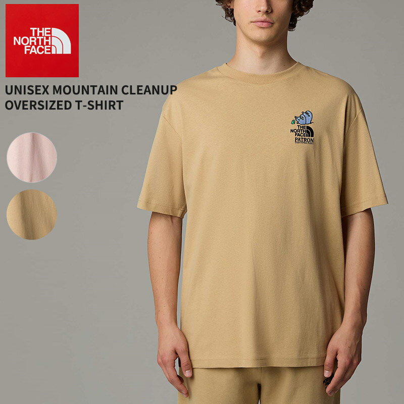 ザ・ノースフェイス ユニセックス 半袖Tシャツ THE NORTH FACE Unisex Mountain Cleanup Oversized T-Shirt ショートスリーブTシャツ オーバーサイズ メンズ レディース S M L XL XXL NF0A8C4D