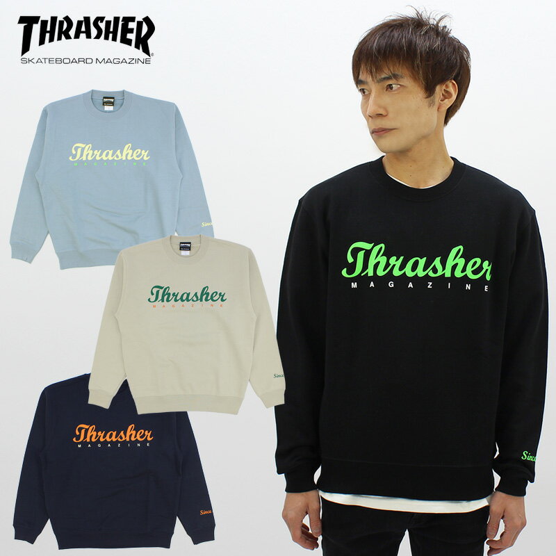 スラッシャー THRASHER SINCE 1981 CREW SWEAT TH94116PL メンズ クルースウェット AA