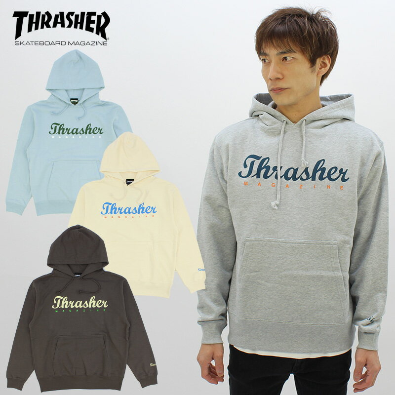 ＼SUPER SALE／スラッシャー THRASHER SINCE 1981 HOODIE TH95116PL メンズ プルオーバーパーカー フードスウェット 父の日