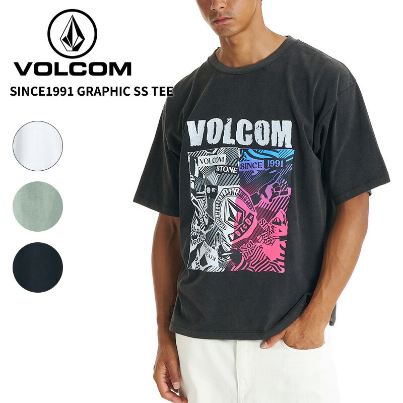 Rakuten - ボルコム メンズ 半袖Tシャツ VOLCOM SINCE1991 GRAPHIC SS TEE 春夏モデル グラフィックTシャツトップス カットソー VST261008