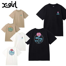 【ポイント5倍以上】エックスガール X-girl FLOWER S/S TEE 半袖Tシャツ レディース カットソー トップス [AA-3]