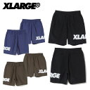 エクストララージ 服 メンズ 【店内P5倍以上】エクストララージ X-LARGE NYLON STANDARD LOGO SHORTS ショートパンツ ハーフパンツメンズ [AA]