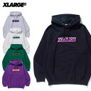 【店内P5倍以上】エクストララージ X-LARGE TWO TONE STANDARD LOGO PULLOVER HOODED SWEAT プルオーバーパーカー スウェット メンズ [AA]