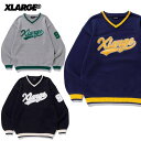 エクストララージ X-LARGE LINE V NECK KNIT Vネックセーター トップス メンズ AA