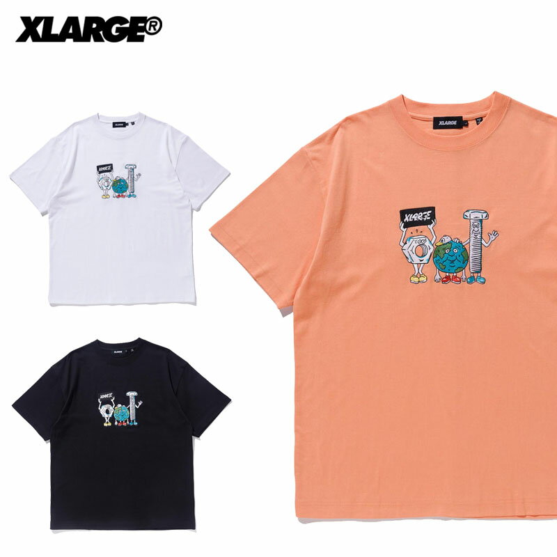 【セール中P5倍以上】エクストララージ X-LARGE EMBORIDERED TRIO S/S TEE 半袖 Tシャツ トップス カットソー AA