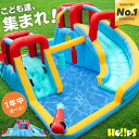 【楽天1位】 プール ビニールプール 小さい 1.5m×1m 小型 幅148cm×奥行100cm 高さ42cm 小さめ ベランダ 電動ポンプ 水遊び キッズプール ベビープール 子供用プール ファミリープール 家庭用プール FIELDOOR ミディアムオーバルプール 1年保証 ■[送料無料]