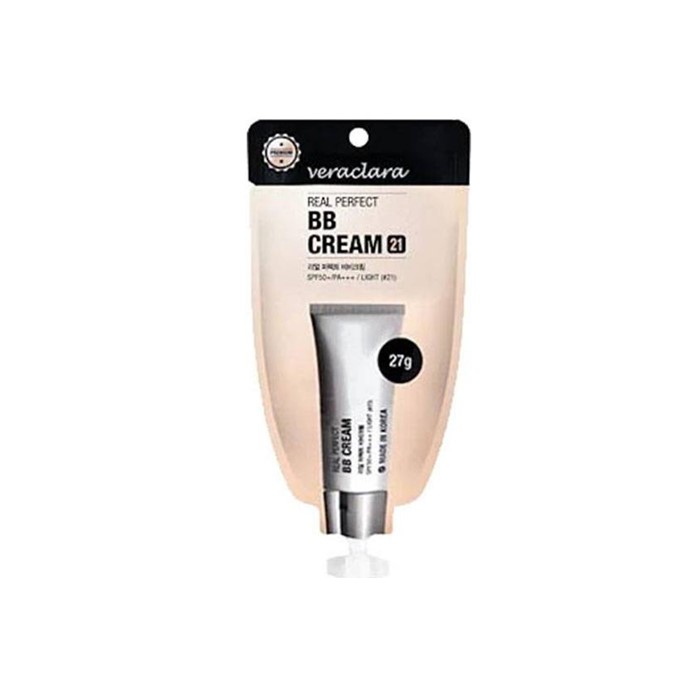 韓国コスメ メイクアップ リアルパーフェクト BB クリーム (#21) 27g VERACLARA ベラクララ プチプラ 旅行 携帯