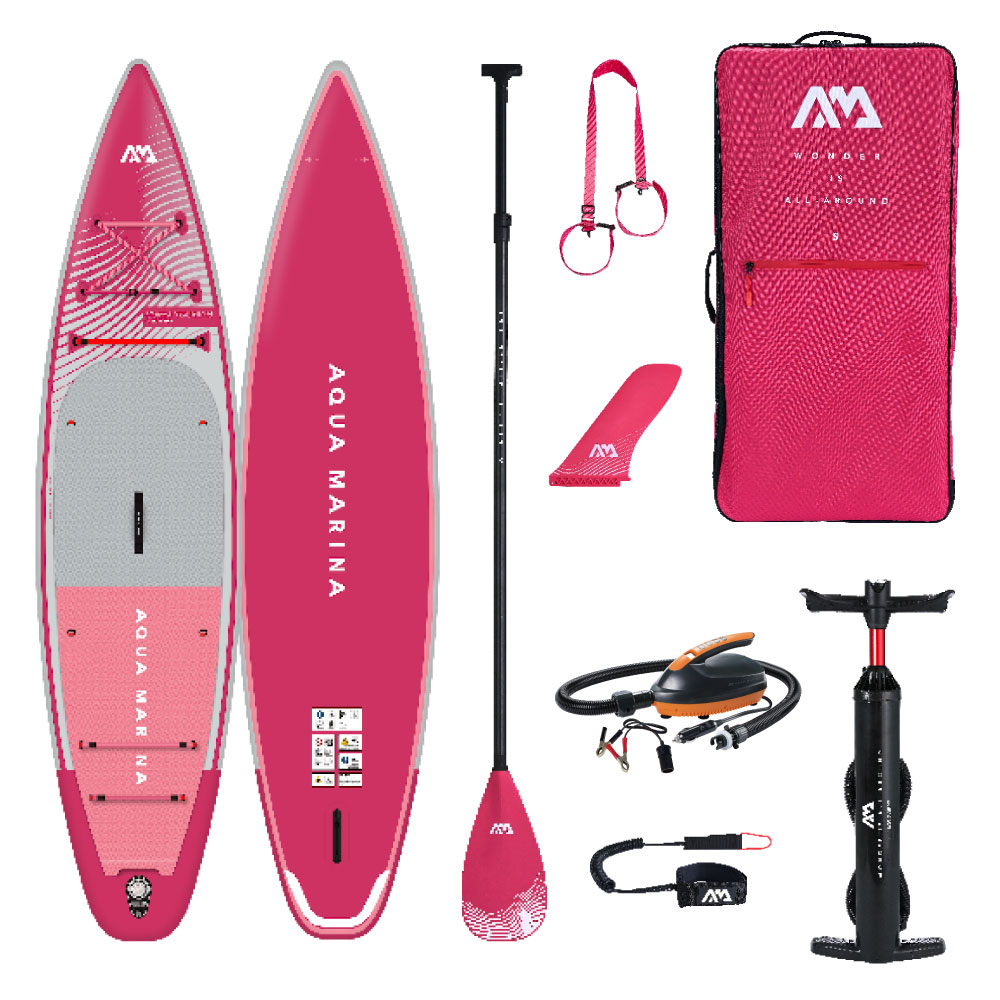 【1日最大P23倍】 SUP インフレータブル スタンドアップパドルボード AQUA MARINA アクアマリーナ CORAL TOURING コーラルツーリング BT-23CTPR サップボード 電動ポンプセット