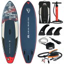 【エントリーでP5倍】 SUP インフレータブル スタンドアップパドルボード AQUA MARINA アクアマリーナ WAVE ウェーブ BT-22WA サップ...