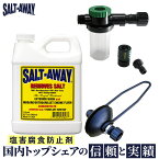 【25日最大P29倍】 SALT-AWAY (ソルトアウェイ) 船外機 アウトドライブ フラッシング 原液946ml 専用ミキサー　塩害 腐食 防止剤 錆び止め メンテナンス