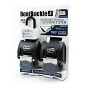 BOAT BUCKLE トランサムタイダウンシステム ステンレス 2個セット 耐荷重:3000LBS(1360kg)