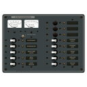 【20日ポイント+5倍】 BLUE SEA SYSTEMS(ブルーシー)DCサーキットブレーカー付スイッチパネル 13P 8068