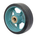 【10日ポイント+5倍】 岡本工機キャスター用ゴム車輪砲金プッシュ E(砲金ブッシュ) 300×65