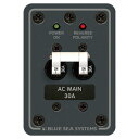 【週末P5倍!】 BLUE SEA SYSTEMS(ブルーシー)ACサーキットブレーカー付メインスイッチパネル 30A 8077