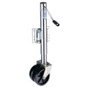 【25日ポイント+5倍】 DUTTONトレーラージャッキ ツインホイール 最大荷重680kg ストローク30cm