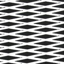 HYDRO-TURFツートン汎用トラクションマット(テープ付き)カットダイヤ BLACK/WHITE