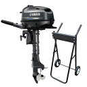 YAMAHA(ヤマハ)船外機 5馬力 4ストロークハンドル仕様 内蔵タンク1.1L船外機スタンド付 F5AMHL トランサムL