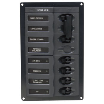 【1日ポイント+5倍】 BEP MARINE(ビープマリン)ACサーキットブレーカーパネル900-AC1V