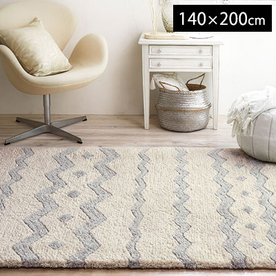 Rakuten - 【最大1000円OFFクーポン配布中】ラグ ラグマット 東リ 140×200cm （旧TOR3805） シャギーラグ グレー 防ダニ加工 日本製 国産 カーペット ボリューム おしゃれ 上品 リビング 室内 neore / TOR4202