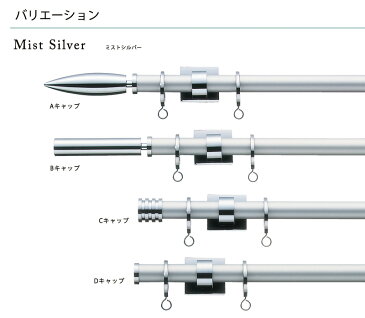 カーテンレール 装飾レール おしゃれ シングル シンプル スタイリッシュ モダン TOSO トーソー neore / グレイスフィーノ19 ダブル 3.10m