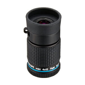 ミザールテック 【単眼鏡 4.0倍12ミリ口径】 KM-412S 至近距離・小型軽量タイプ 日本製 ブラック