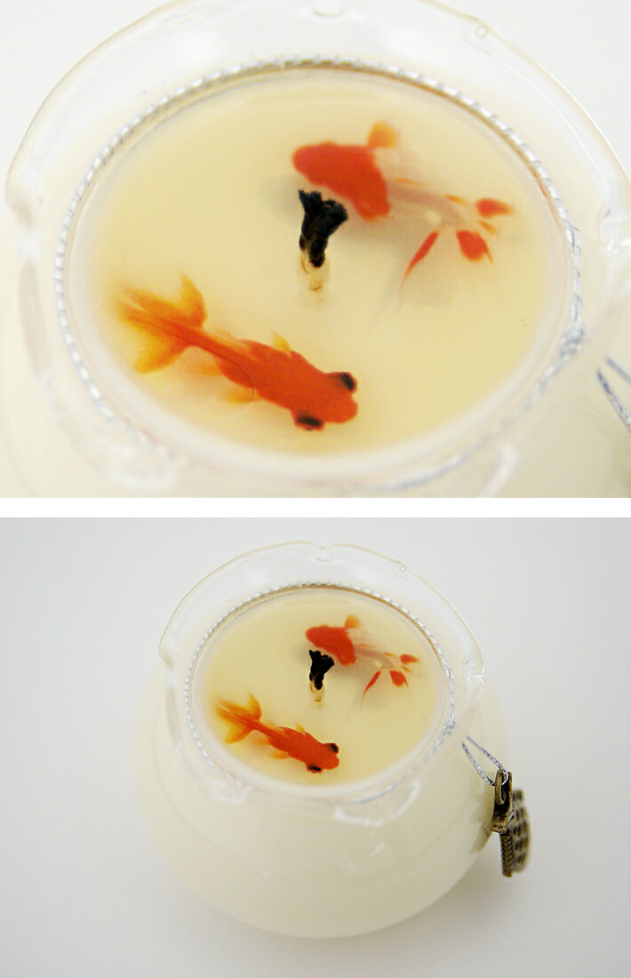 【Soy Aroma Fish Candle】全4種類 火をつけると金魚が現れる ソイキャンドル アロマテラピー