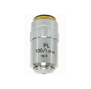 【工業用金属顕微鏡用対物レンズ オイル　100倍 M Plan OIL 100X 　（プランアクロマート）YAO-7】