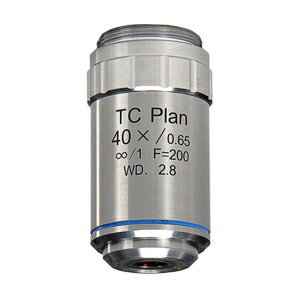 【日本製】倒立顕微鏡・明視野観察用 TC Plan対物レンズ 40倍
