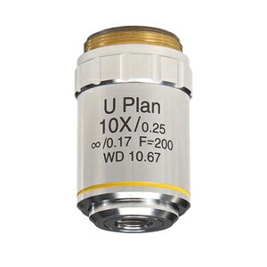 【日本製】明視野観察用 U Plan アクロマート対物レンズ 10倍 【日本製】明視野観察用 U Plan アクロマート対物レンズ 10倍