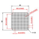 透過型、外形60 x 60