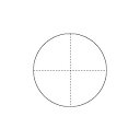 【 渋谷光学 接眼ミクロメーター クロス線 (R1510-25) 】クロス目盛 Crossline 点線クロス 外径25.0mm / 実験 研究 検査 レチクル...