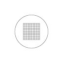 【 渋谷光学 接眼ミクロメーター 方眼目盛 (R1101-24) 】方眼目盛(10/10×10)H 外径24.0mm / 実験 研究 検査 レチクル 目盛り 顕...