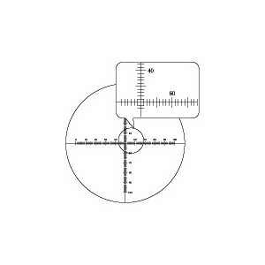 【 渋谷光学 接眼ミクロメーター (No.R1301-27) 】クロスXY目盛 外径27.0mm　/　実験 研究 検査 レチクル 目盛り 顕微鏡 接眼レンズ 実体 生物 金属