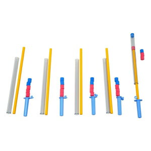 ケニス 空気鉄砲 (5本組) (1-113-0516) 空気を物質としてとらえることができます