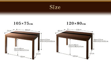 【200円OFFクーポン発行】 5段階で高さが変えられる アーバンモダンデザイン高さ調整こたつテーブル GREGO グレゴ 4尺長方形(80×120cm)　　家具 こたつテーブル 5段階 高さ調節 こたつヒーター搭載 ブラックガラス 木目 美しい