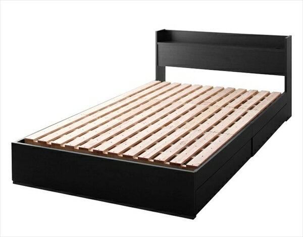 棚・コンセント付き収納すのこベッド【Fort spade】フォートスペイド【フレームのみ】シングル 「収納ベッド すのこベッド シングル フレーム 湿気対策 」