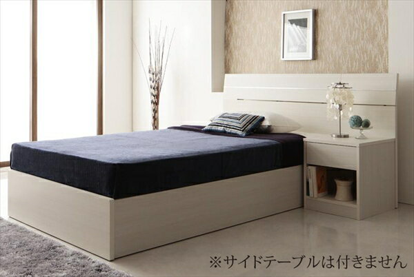 樂天商城 - 家族で寝られるホテル風モダンデザインベッド Confianza コンフィアンサ ポケットコイルマットレス付き シングル ベッドサイドテーブル別売　「大型ベッド 国産フレーム マットレス付き 大容量収納スペース ゆったり 」