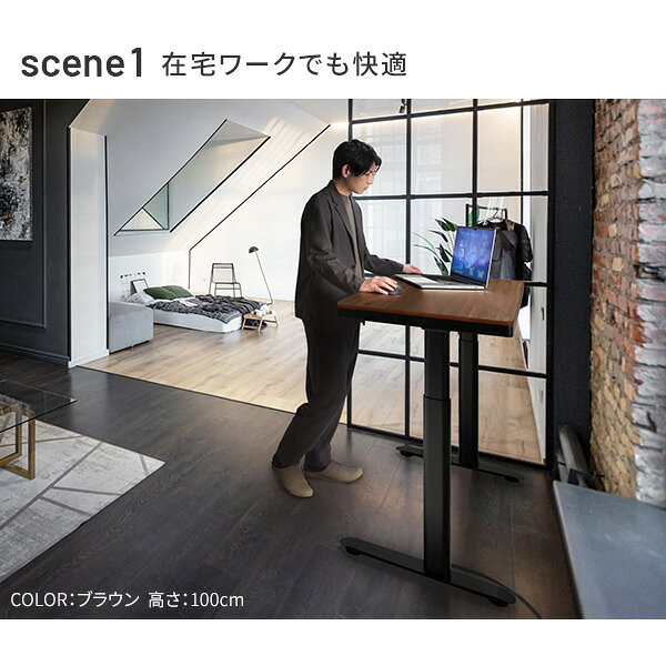 電動昇降デスク 幅120cm テーブル ワークデスク『電動昇降デスク SD』高さメモリー機能 高さ調整 USB付き おしゃれ 電動昇降テーブル PCデスク パソコンデスク オフィスデスク ゲーミングデスク 昇降デスク 昇降テーブル 電動 昇降 デスク 昇降式 [3]