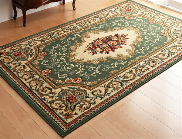 樂天商城 - エジプト製ウィルトン織りクラシックデザインラグ【Alexandria】アレクサンドリア　160×230cm 「ラグ ラグマット カーペット」
