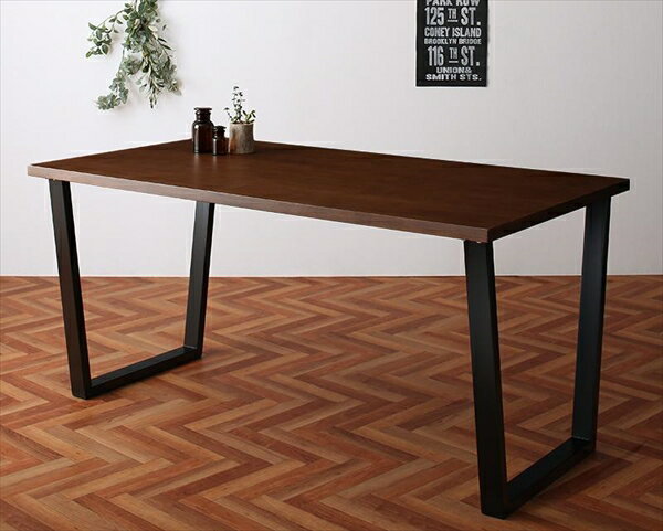 ヴィンテージテイスト スチール脚ダイニングセット NIX ニックス ダイニングテーブル W150　単品　テー..