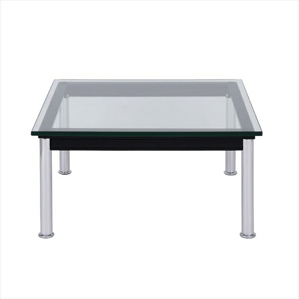 ル・コルビジェ ローテーブル LC10 W70　ローテーブル70cm Le Corbusierローテーブル ガラス製 ル・コルビジェ デザイナーズ家具 可能テーブル