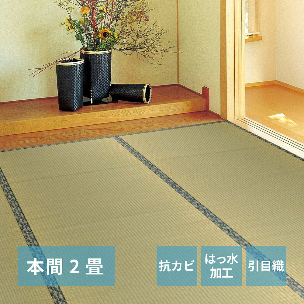 樂天商城 - い草カーペット 白馬（はくば） 本間 2畳（191×191）