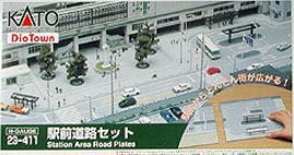 【KATO】[Nゲージ] 23-411 駅前道路セット[グッズ]