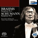 ご注文前に必ずご確認ください＜商品説明＞最良のコンビによるブラームス・シリーズ完結!＜収録内容＞交響曲 第4番 ホ短調 作品98 1 Allegro non troppo / 小林研一郎交響曲 第4番 ホ短調 作品98 2 Andante moderato / 小林研一郎交響曲 第4番 ホ短調 作品98 3 Allegro giocoso / 小林研一郎交響曲 第4番 ホ短調 作品98 4 Allegro energico e passionato / 小林研一郎交響曲 第4番 ニ短調 作品120 (1851年改訂版) 1 Ziemlich langsam-Lebhaft / 小林研一郎交響曲 第4番 ニ短調 作品120 (1851年改訂版) 2 Romanze:Ziemlich langsam / 小林研一郎交響曲 第4番 ニ短調 作品120 (1851年改訂版) 3 Scherzo:Lebhaft / 小林研一郎交響曲 第4番 ニ短調 作品120 (1851年改訂版) 4 Langsam-Lebhaft / 小林研一郎＜アーティスト／キャスト＞読売日本交響楽団(演奏者)　小林研一郎(演奏者)　小林研一郎 読売日本交響楽団(演奏者)＜メディアについて＞この商品は「SACDプレイヤー」でのみ再生可能です。「CDプレイヤー」での再生はできません。なお、メディアが【SACD Hybrid】と表示されている場合は、「SACDプレイヤー」「CDプレイヤー」いずれでも再生可能です。＜商品詳細＞商品番号：OVCL-634Ken-ichiro Kobayashi (conductor) / Yomiuri Nippon Symphony Orchestra / Brahms: Symphony No. 4 & Schumann: Symphony No. 4 [HQ-Hybrid CD]メディア：SACD発売日：2017/06/21JAN：4526977006341ブラームス: 交響曲 第4番&シューマン: 交響曲第4番[SACD] [HQ-Hybrid CD] / 小林研一郎 (指揮)/読売日本交響楽団2017/06/21発売
