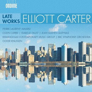 ご注文前に必ずご確認ください＜商品説明＞2012年に103年の天寿を全うしてこの世を去ったアメリカの作曲家エリオット・カーターの晩年の作品集。90歳を超えても作曲への意欲は衰えず、亡くなるまでに60以上の作品を完成させたカーター。最後のオーケストラ作品である「Instances」と最後の作品「Epigrams」はどちらも2013年に初演されましたが、カーターはこれに立ち会うことはできませんでした。この録音では、2003年から最後の年の2つの作品までの7曲を収録。そのうち5曲は初録音です。現代音楽のオーソリティ、エマールをはじめ、現代最高の演奏家を揃えただけでなく、カーターとも仲の良かった指揮者、作曲家オリヴァー・ナッセンがBBC交響楽団とともに参加しています。2015年/2016年録音。＜アーティスト／キャスト＞オリヴァー・ナッセン(演奏者)＜商品詳細＞商品番号：ODE-1296Oliver Knussen BBC Symphony Orchestra Birmingham Contemporary Music Group et al. / Elliott Carter: Late Worksメディア：CD発売日：2017/08/30JAN：4562240285327エリオット・カーター: 後期作品集[CD] / オリヴァー・ナッセン(指揮)/BBC交響楽団、バーミンガム・コンテンポラリー・ミュージック・グループ、他2017/08/30発売