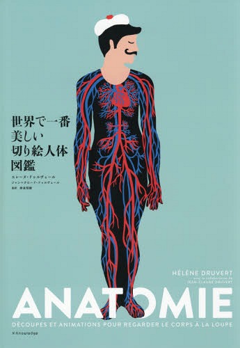 人体図鑑 世界で一番美しい切り絵人体図鑑 / 原タイトル:ANATOMIE[本/雑誌] / エレーヌ・ドゥルヴェール/著 奈良信雄/監訳 小川浩一/訳