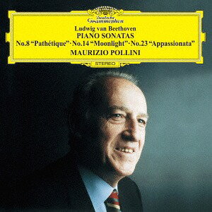 ご注文前に必ずご確認ください＜商品説明＞[DG120周年記念 第1弾ドイツ・グラモフォン定盤 premium] 作曲家の強い表現意志が表れた、初期の創作活動の頂点をなす「悲愴」。瞑想・抒情・激情が見事なバランスを示し、詩人レルシュタープが”月光の波に揺らぐ小舟のよう”と形容したことから標題が付された「月光」。中期の最高傑作として知られる「熱情」。ベートーヴェンの”三大ソナタ”と称される傑作をポリーニが弾いたアルバム。ポリーニの作品に対する妥協のない真剣さは比類のないもので、究極的ともいえる完成度を示した演奏を聴かせている。グリーン・カラー・レーベルコート。ルビジウム・クロック・カッティング。録音: 1991年5、6月 (2)、2002年6月 (3)、2003年6月 (1) ミュンヘン、ヘルクレスザール＜収録内容＞ピアノ・ソナタ 第8番 ハ短調 作品13 ≪悲愴≫ 第1楽章:Grave-Allegro di molto e con brio / マウリツィオ・ポリーニピアノ・ソナタ 第8番 ハ短調 作品13 ≪悲愴≫ 第2楽章:Adagio cantabile / マウリツィオ・ポリーニピアノ・ソナタ 第8番 ハ短調 作品13 ≪悲愴≫ 第3楽章:Rondo (Allegro) / マウリツィオ・ポリーニピアノ・ソナタ 第14番 嬰ハ短調 作品27の2 ≪月光≫ 第1楽章:Adagio sostenuto / マウリツィオ・ポリーニピアノ・ソナタ 第14番 嬰ハ短調 作品27の2 ≪月光≫ 第2楽章:Allegretto / マウリツィオ・ポリーニピアノ・ソナタ 第14番 嬰ハ短調 作品27の2 ≪月光≫ 第3楽章:Presto agitato / マウリツィオ・ポリーニピアノ・ソナタ 第23番 ヘ短調 作品57 ≪熱情≫ 第1楽章:Allegro assai / マウリツィオ・ポリーニピアノ・ソナタ 第23番 ヘ短調 作品57 ≪熱情≫ 第2楽章:Andante con moto / マウリツィオ・ポリーニピアノ・ソナタ 第23番 ヘ短調 作品57 ≪熱情≫ 第3楽章:Allegro ma non troppo / マウリツィオ・ポリーニ＜アーティスト／キャスト＞マウリツィオ・ポリーニ(演奏者)＜商品詳細＞商品番号：UCCG-52067Maurizio Pollini (piano) / Beethoven: Piano Sonatas Nos.8. 14 & 23 [SHM-CD]メディア：CD発売日：2017/12/20JAN：4988031249482ベートーヴェン: ピアノ・ソナタ第8番「悲愴」・第14番「月光」・第23番「熱情」[CD] [SHM-CD] / マウリツィオ・ポリーニ (ピアノ)2017/12/20発売